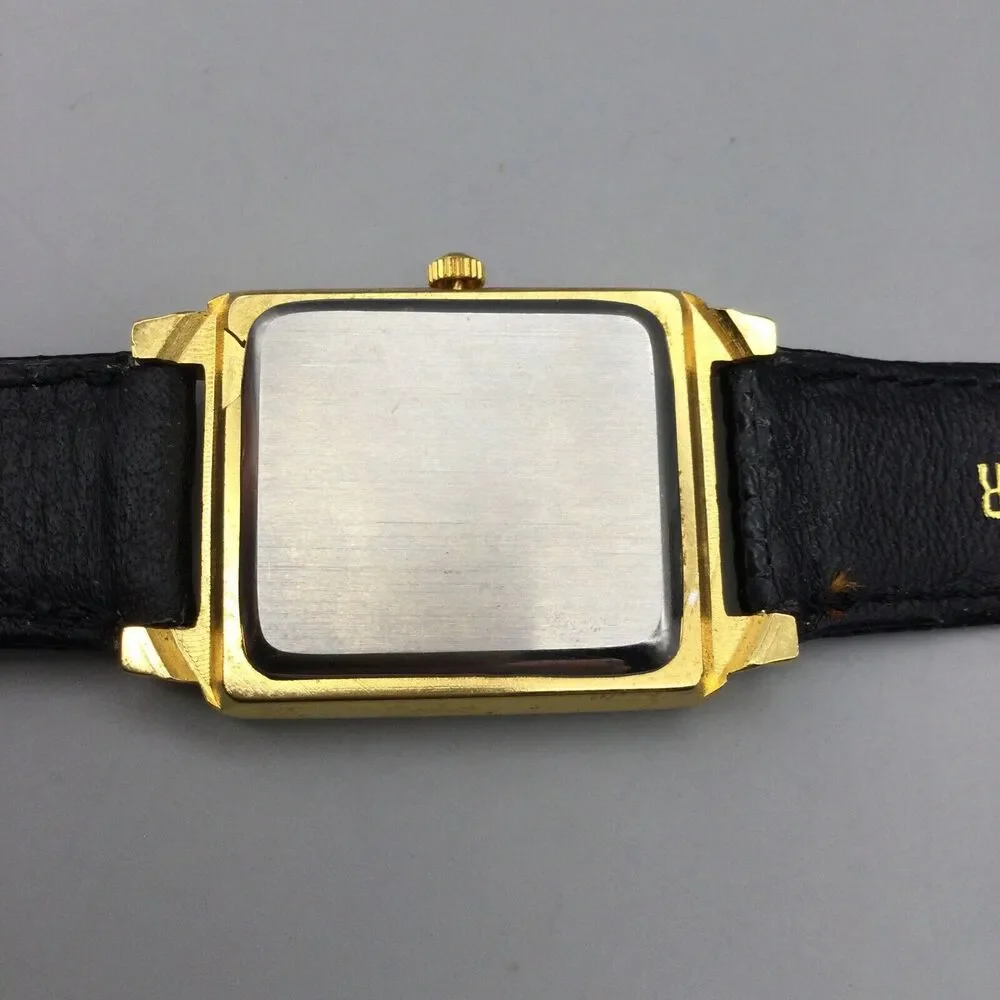 Black Jack Watch 25mm Women Gold Tone Gambling Cards Leather Band New Battery - Picture 9 of 14